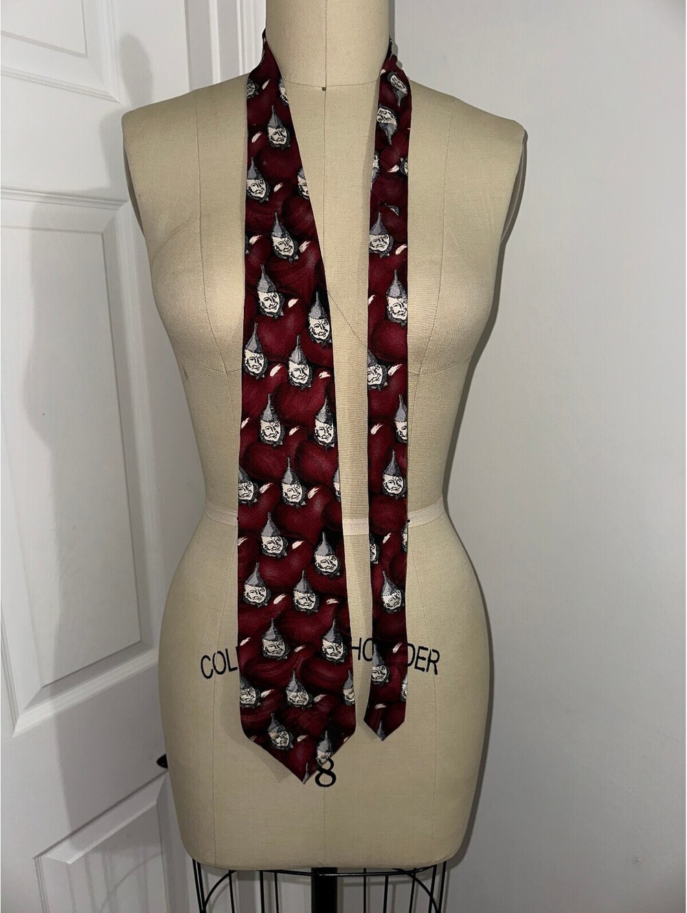 VTG Wizard of Oz Silk Men's Tie 80s/90s Tin Man USA